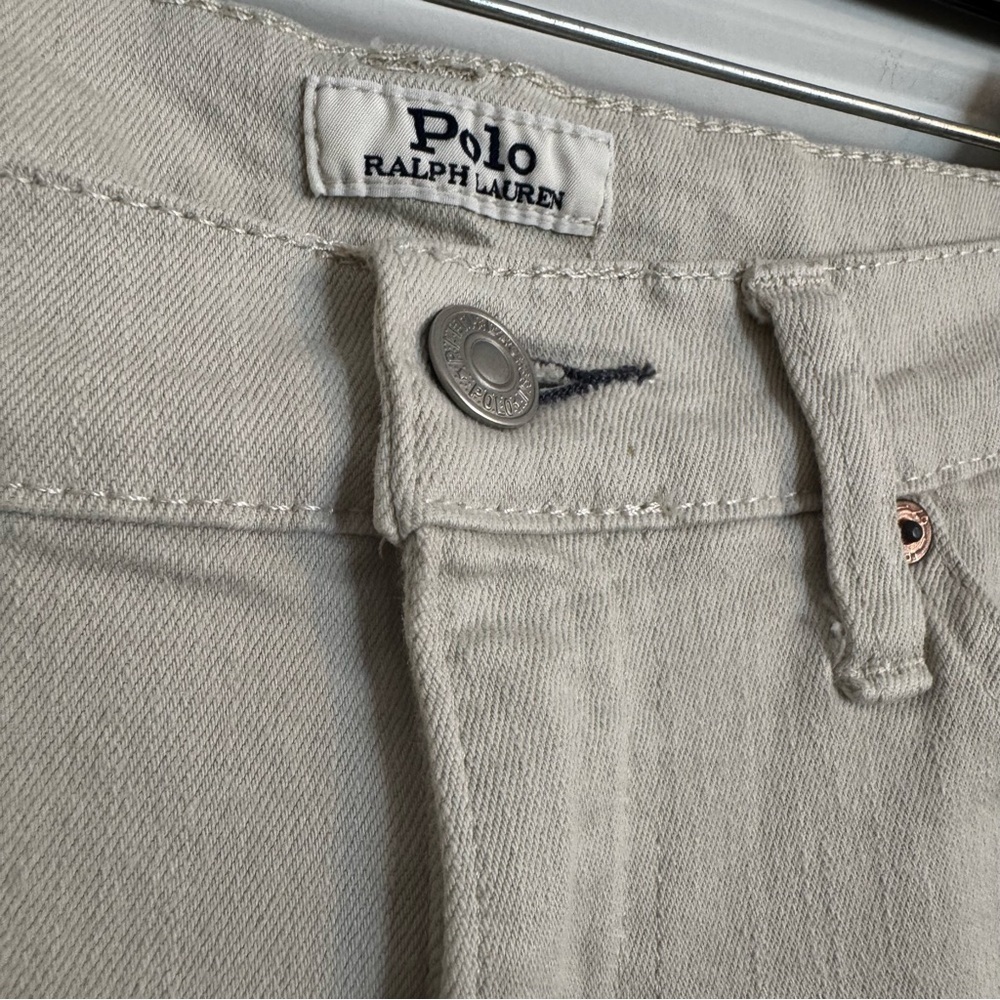 Polo Ralph Lauren Sullivan Slim Cream/Light Beige Denim Jeans - Picture 5 of 16